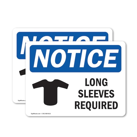 Signmission 18 in Height, 24 in Width, Vinyl Decal, Rectangle OS-2PACK-NS-D-1824-L-15914